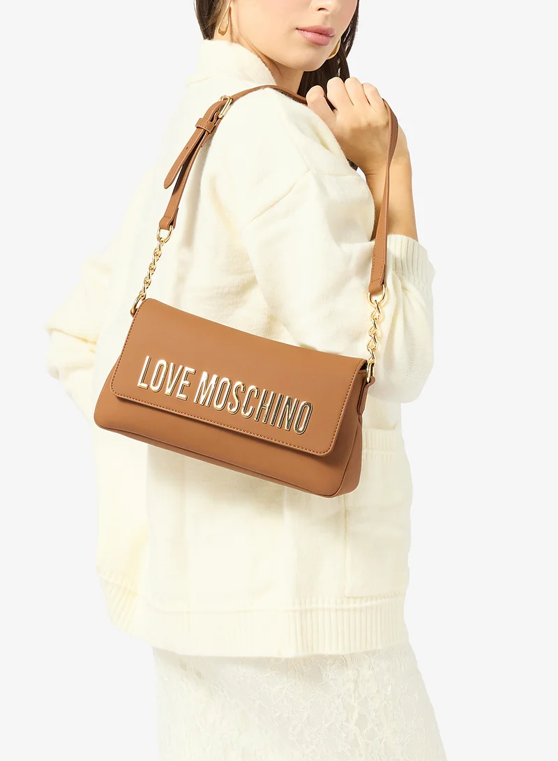 Love Moschino Bold Love GRS PU Shoulder Bag